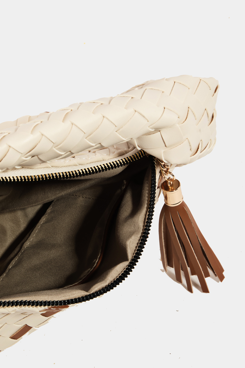 Two Tone Weave Handbag