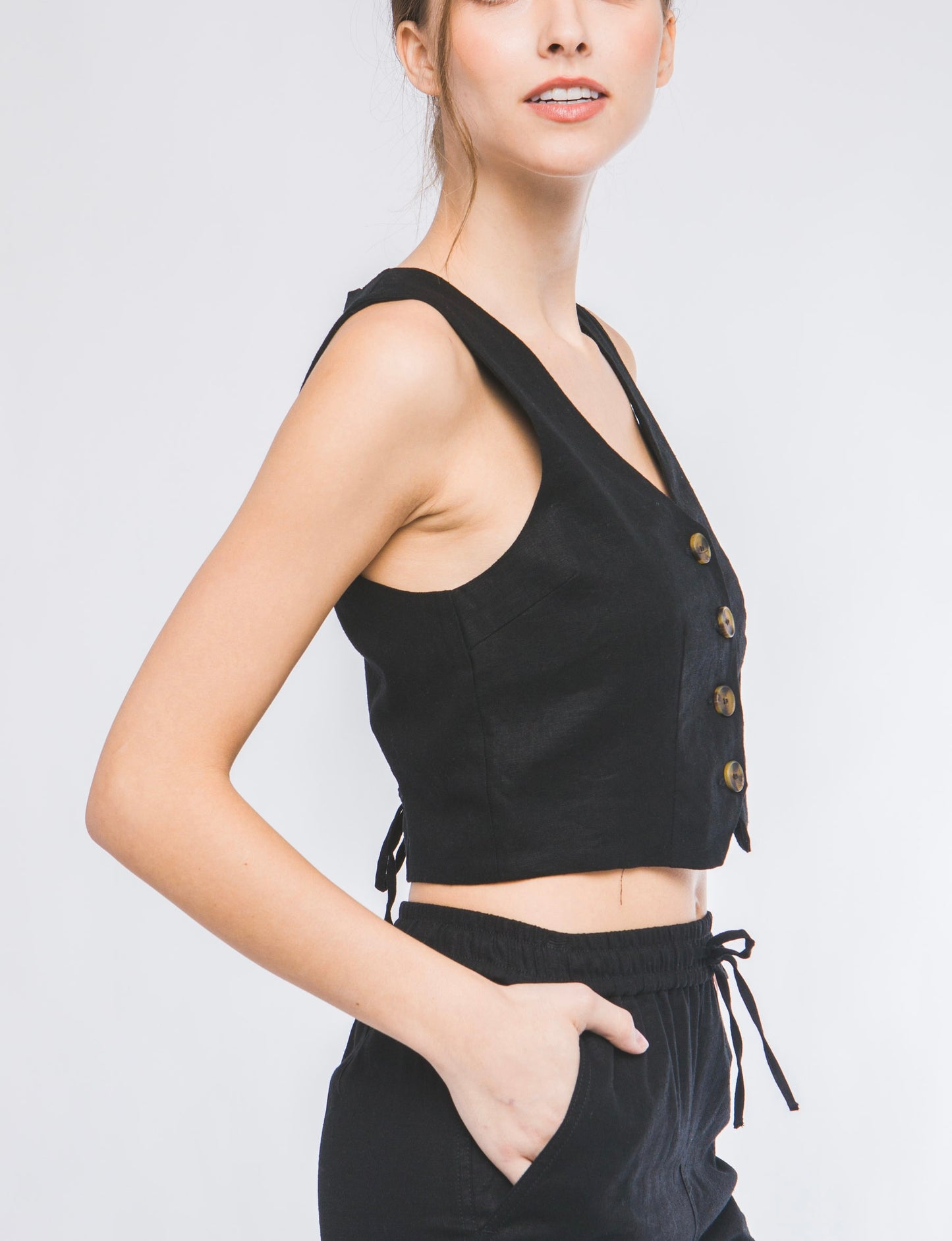 Linen Vest