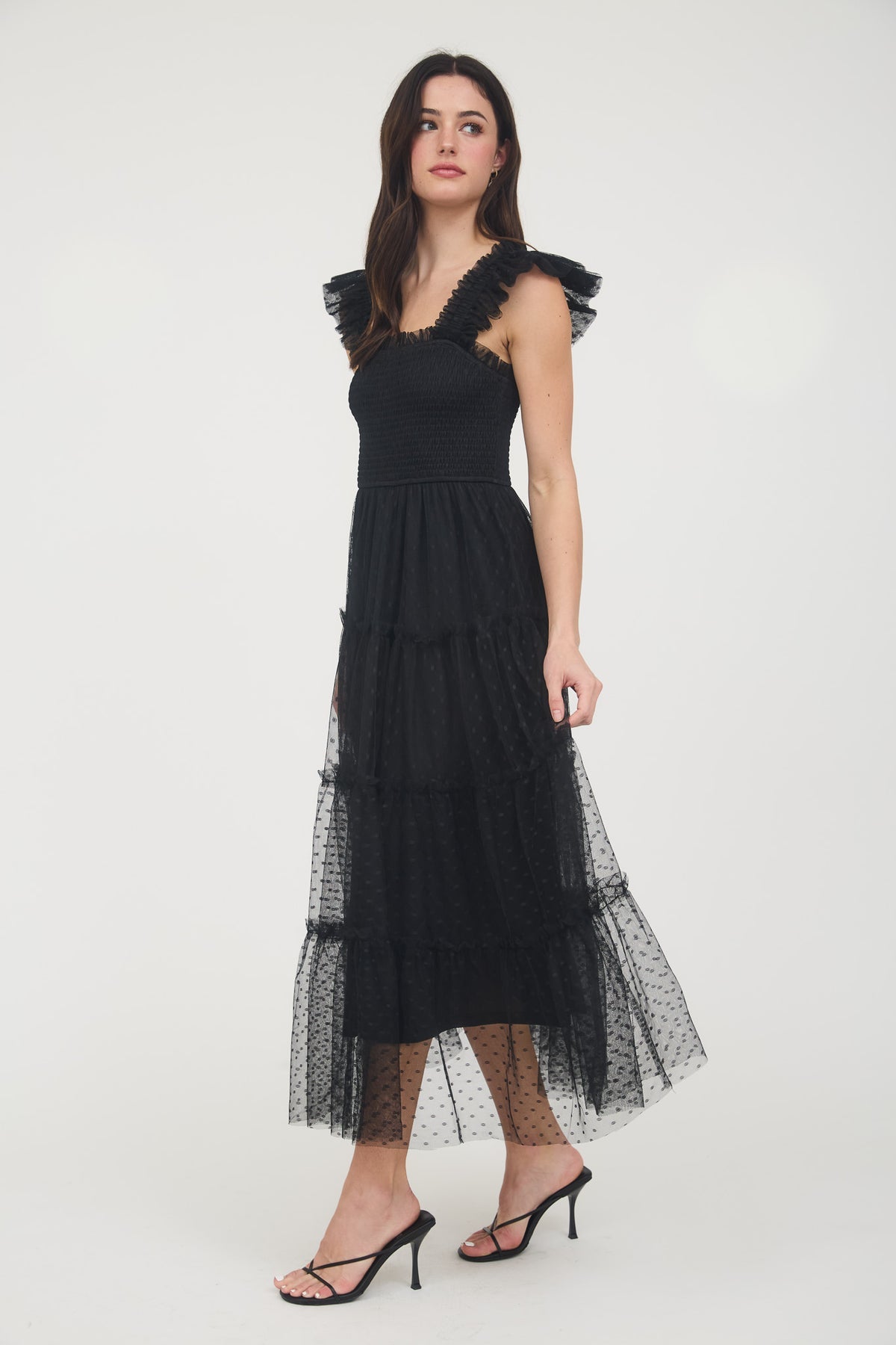 Chiffon Tiered Dress