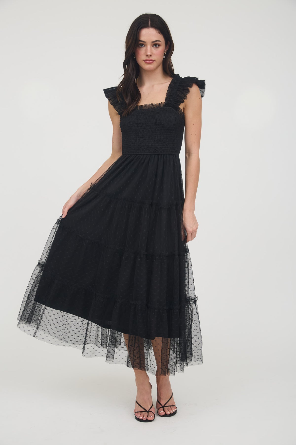 Chiffon Tiered Dress