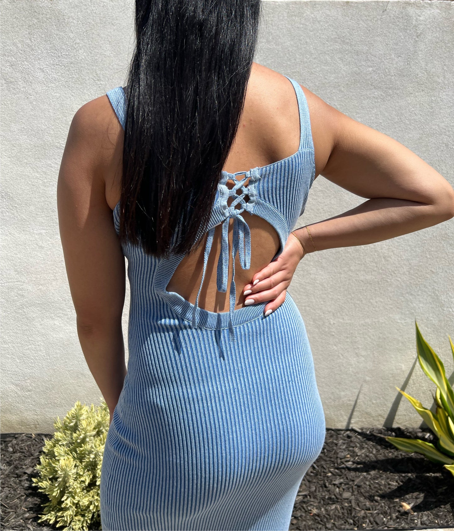 Blue Bodycon Dress