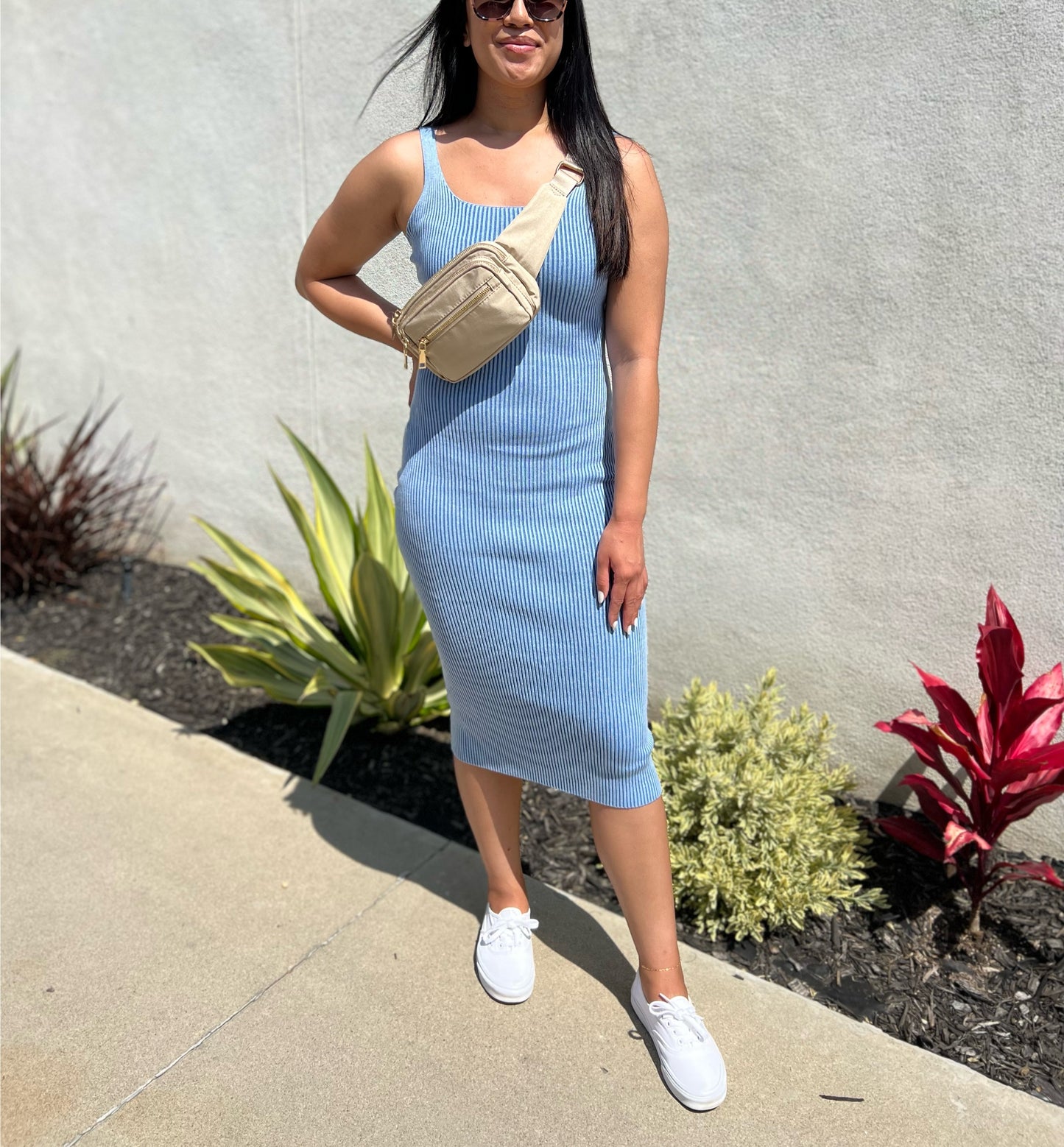 Blue Bodycon Dress