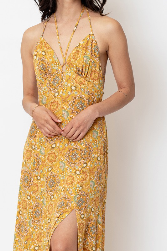 Strappy Halter Dress