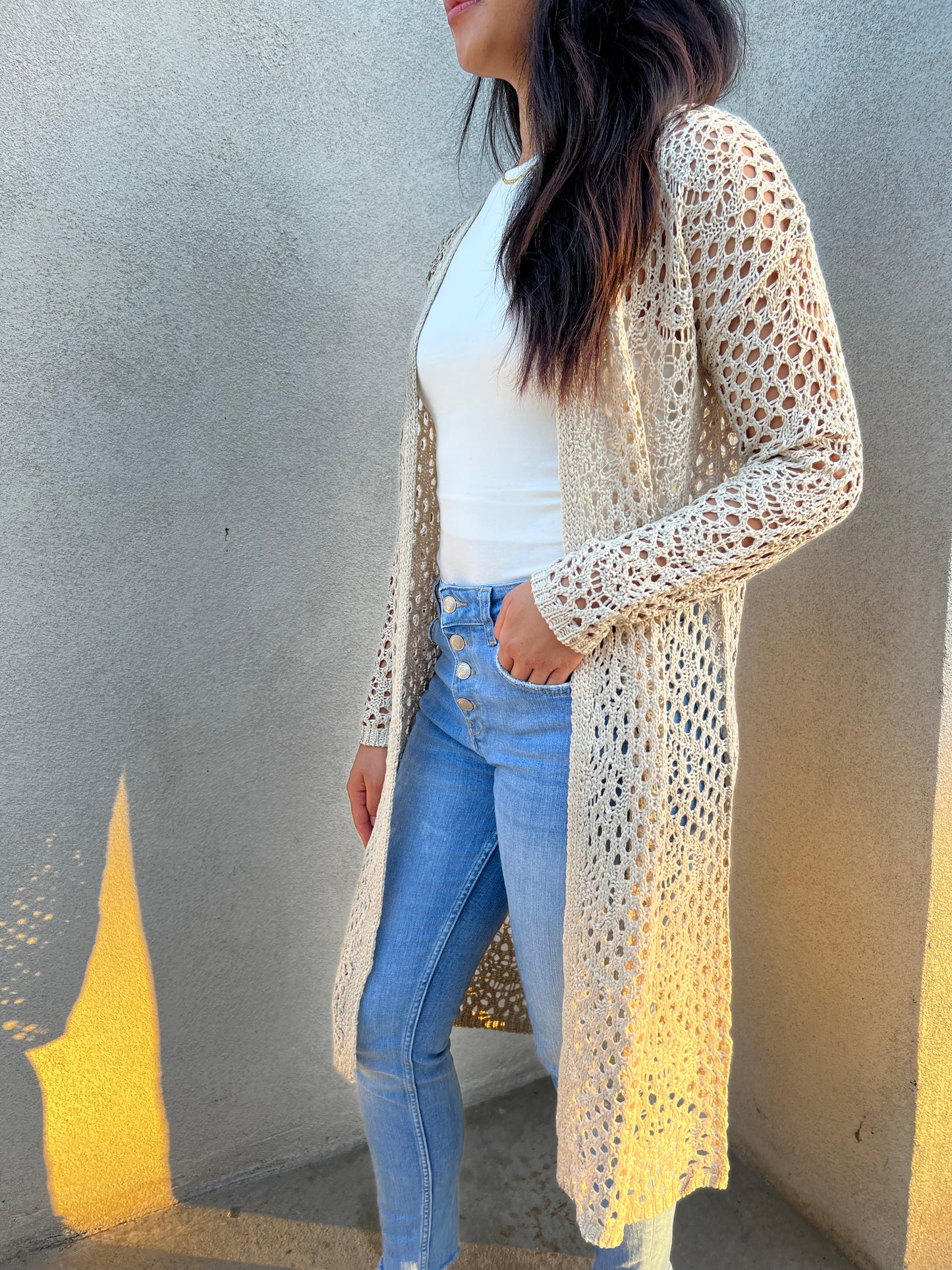 Oh So Cozy Crochet Duster Cardigan