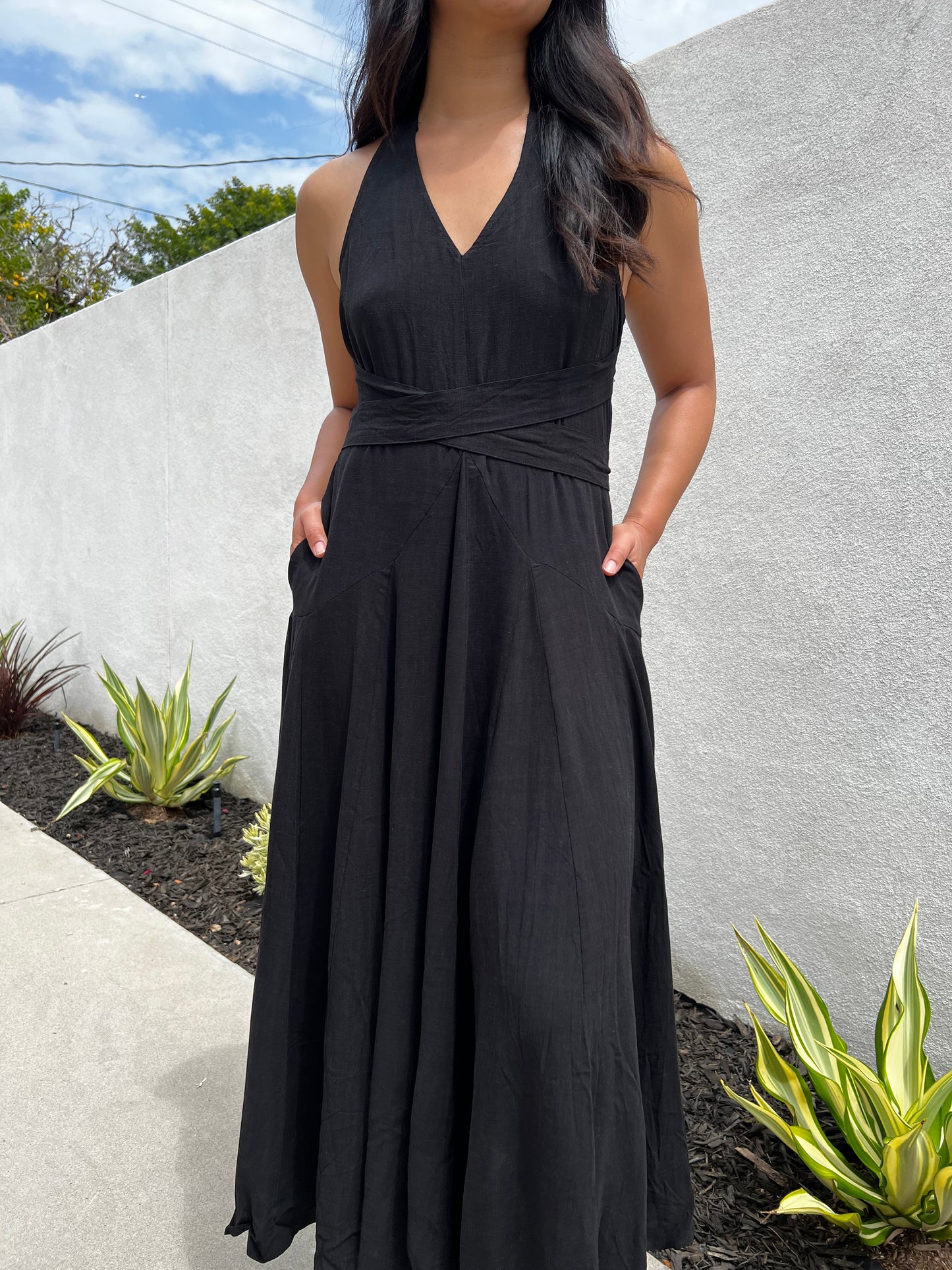 Criss Cross Midi Dress