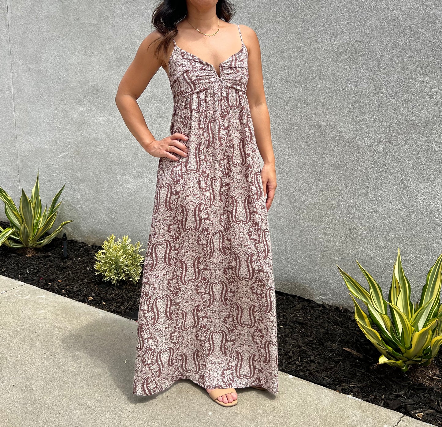 Spaghetti Strap Maxi Dress