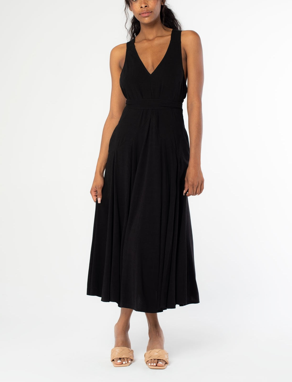 Criss Cross Midi Dress