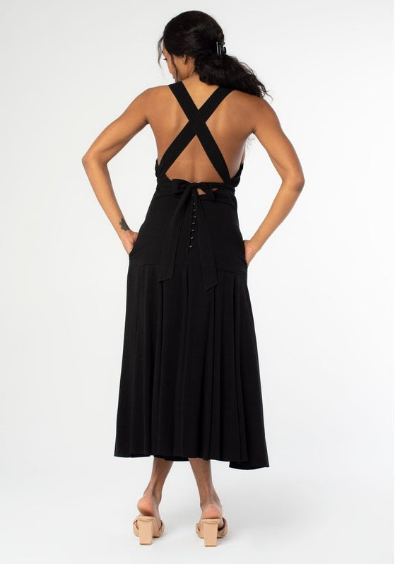 Criss Cross Midi Dress
