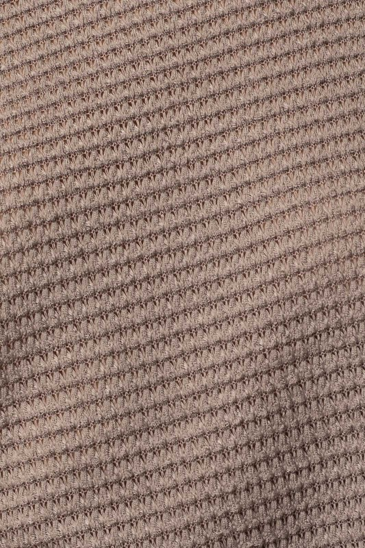 Front Twist Waffle Knit Top