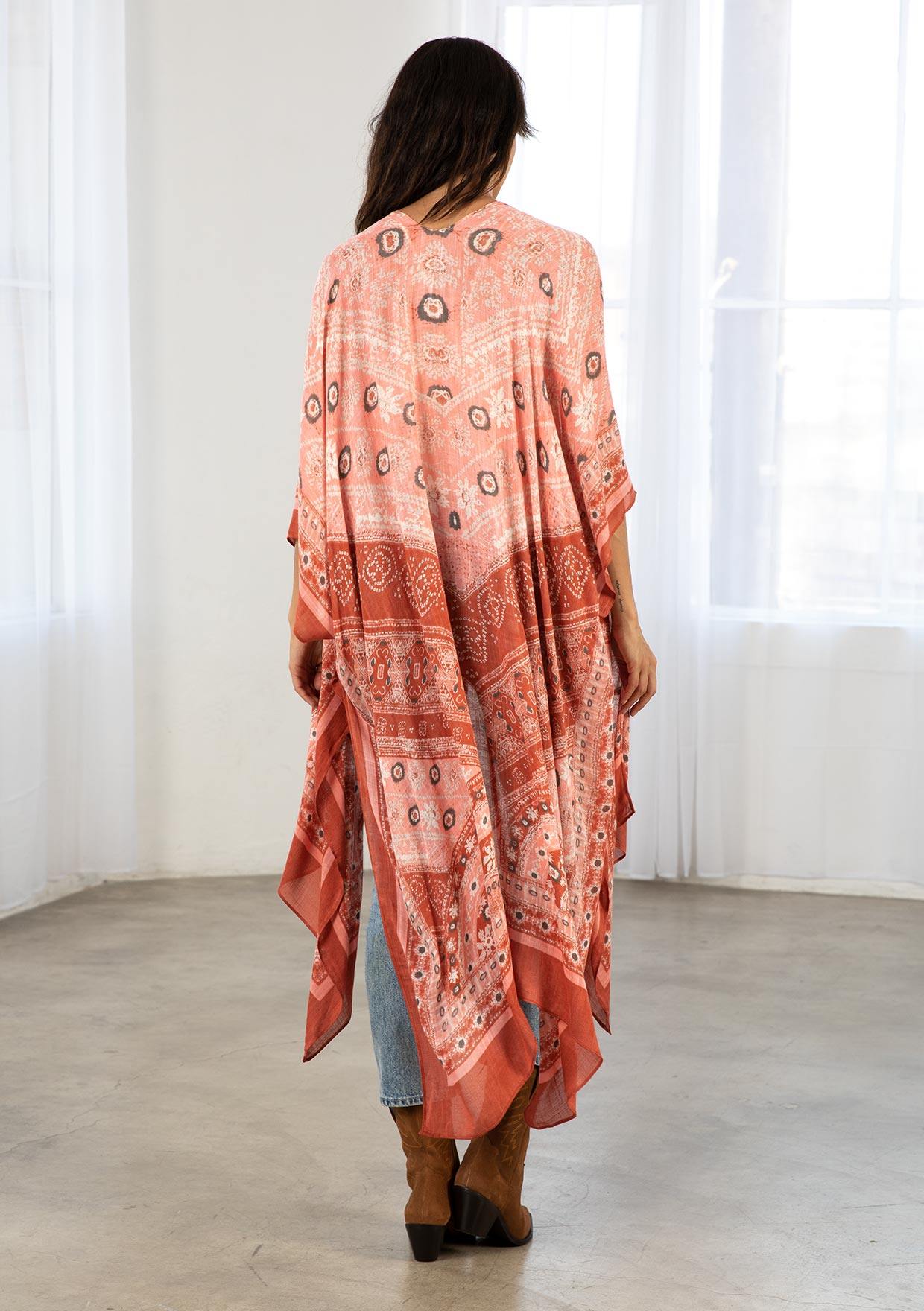 Coral Crush Kimono