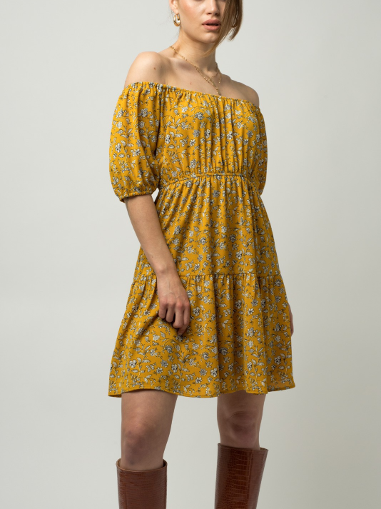 Styne's Off The Shoulder Dress