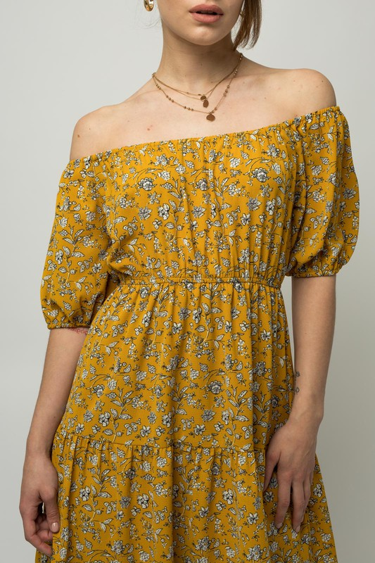 Styne's Off The Shoulder Dress