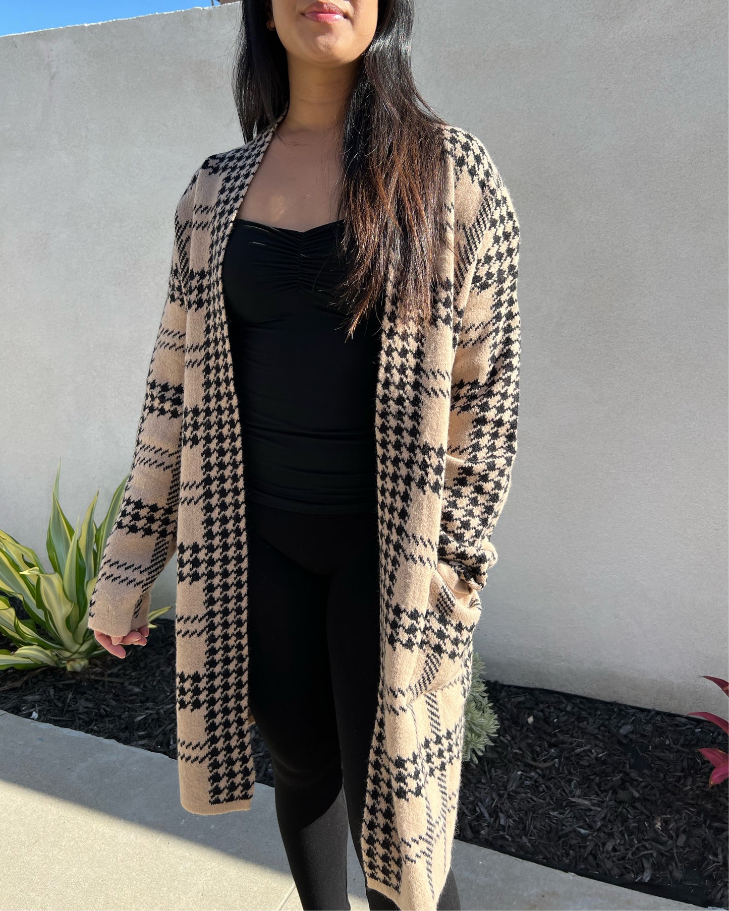 Houndstooth Cardigan