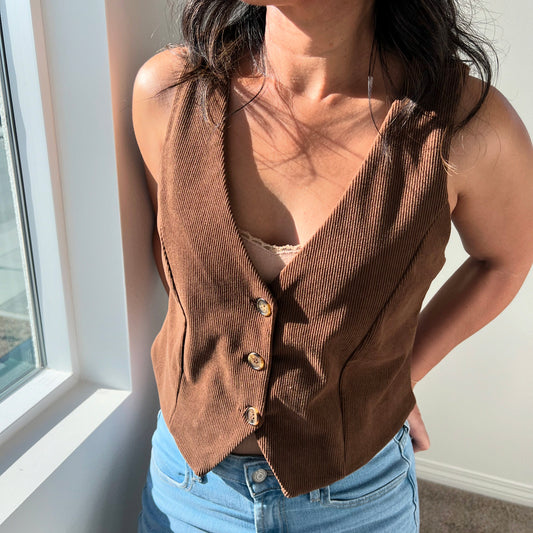 Tiff’s Corduroy Vest