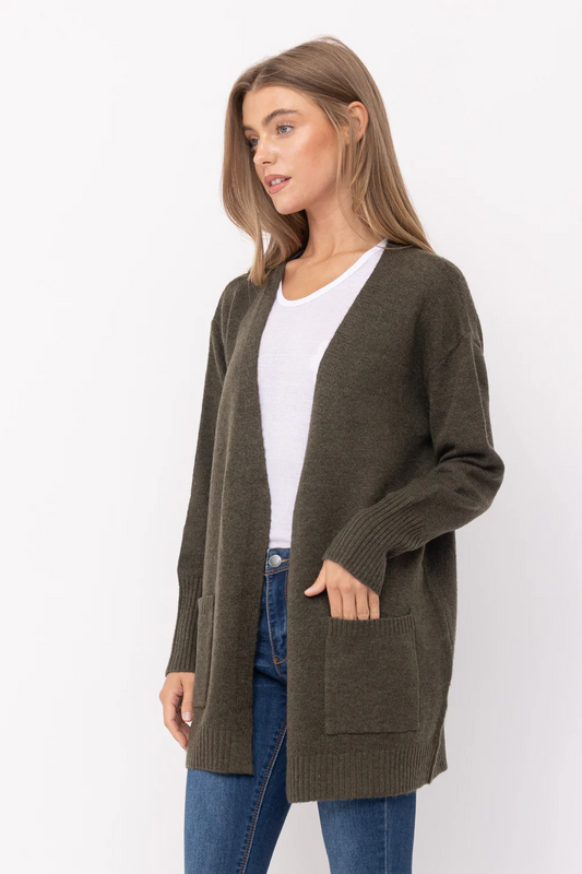 Casual Open Cardigan