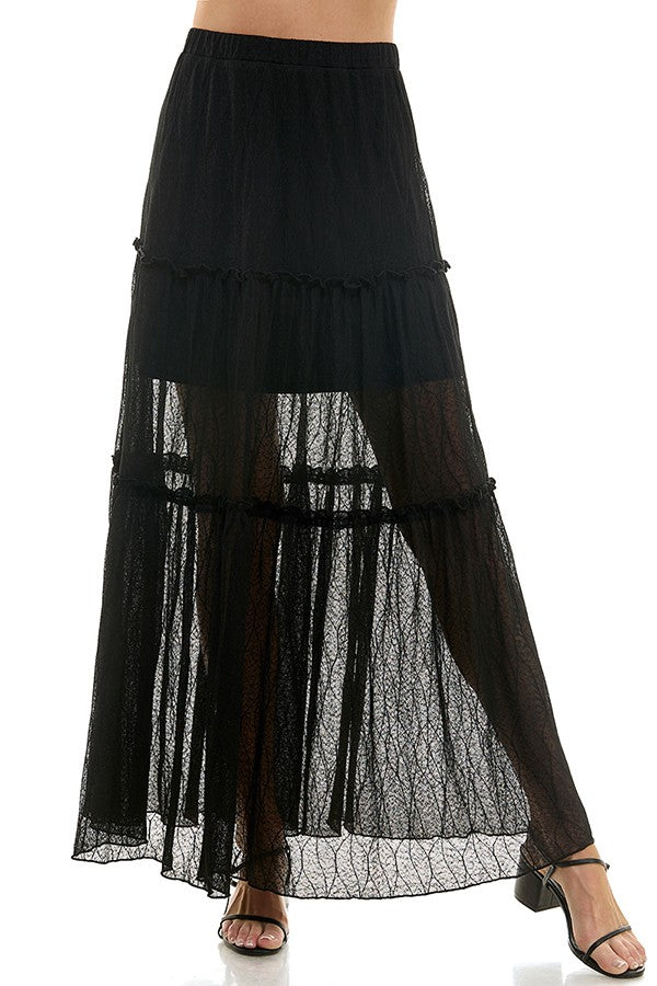 Lace Maxi Skirt