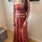 Smocked Tube and Skirt Set