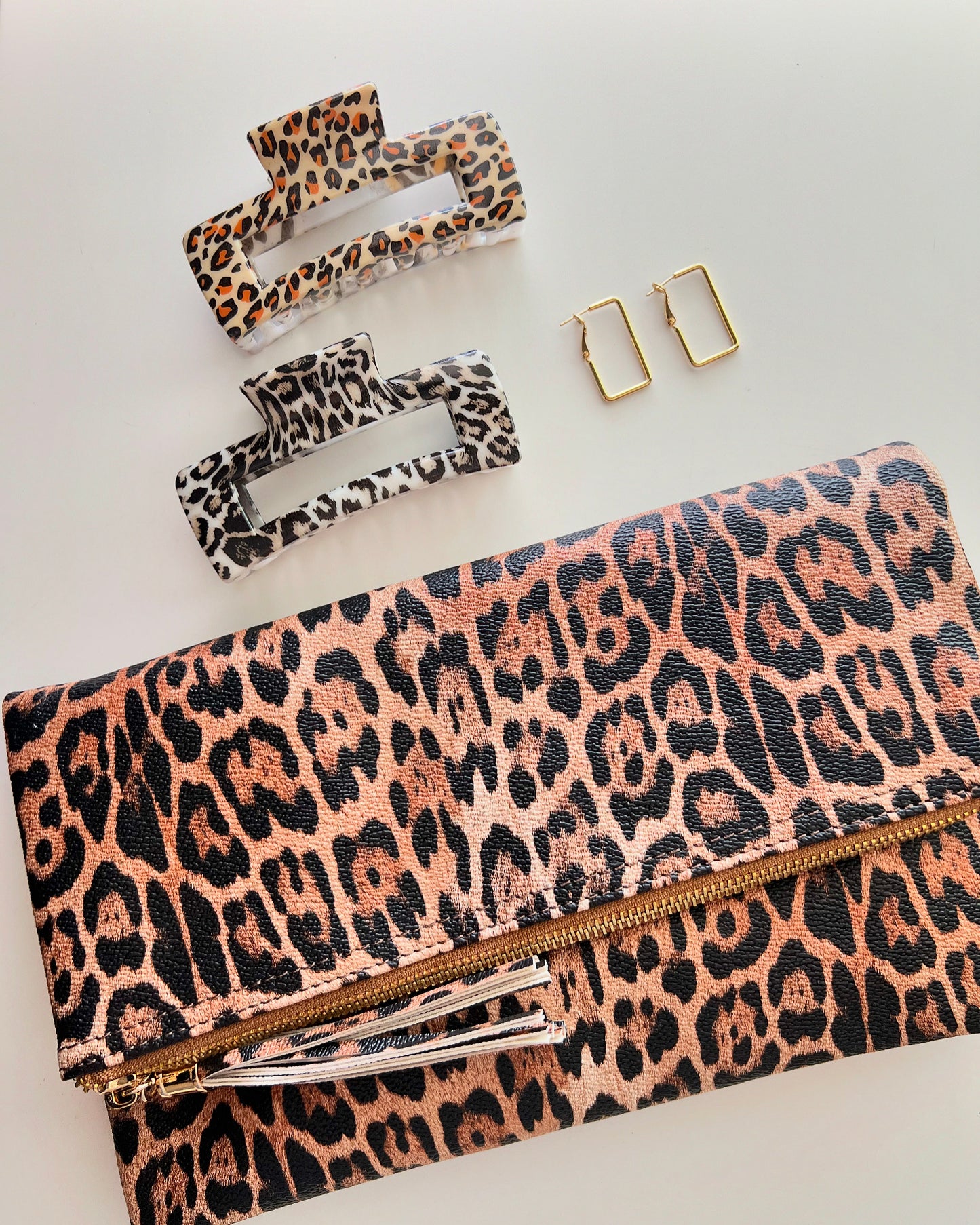 Wild Printed Clutch