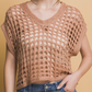 Crochet V Neck