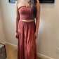 Smocked Tube and Skirt Set