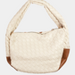 Two Tone Weave Handbag