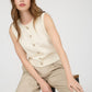 Knit Cardigan Vest Top