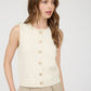 Knit Cardigan Vest Top