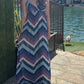 Chevron Maxi Dress
