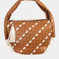 Two Tone Weave Handbag