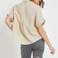 Relaxed Fit Gauze Shirt