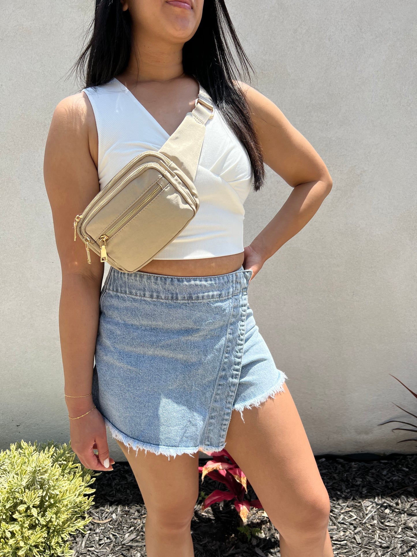 Denim Skort