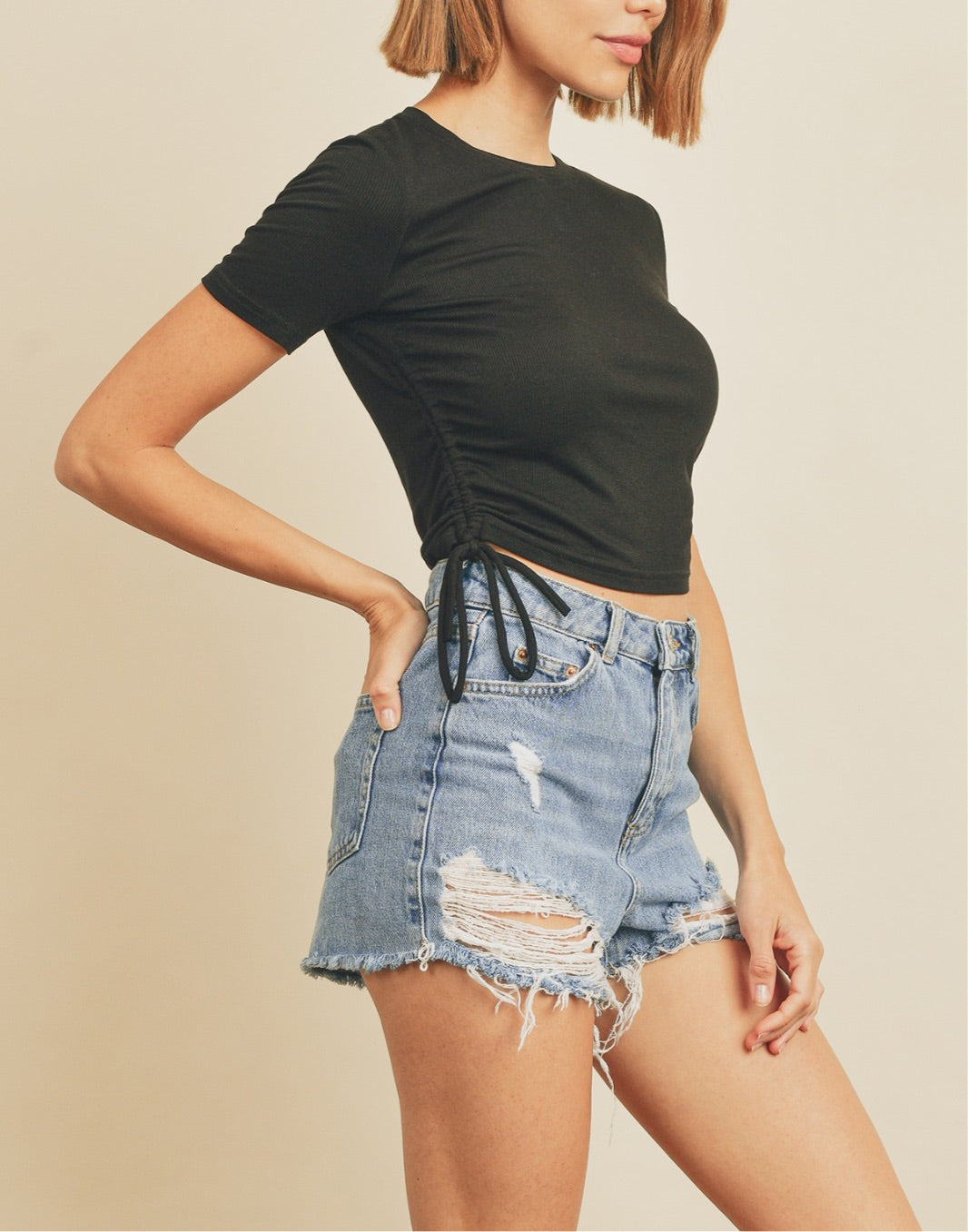 Emory’s Flirty Short Sleeve