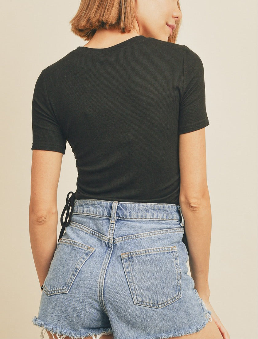 Emory’s Flirty Short Sleeve