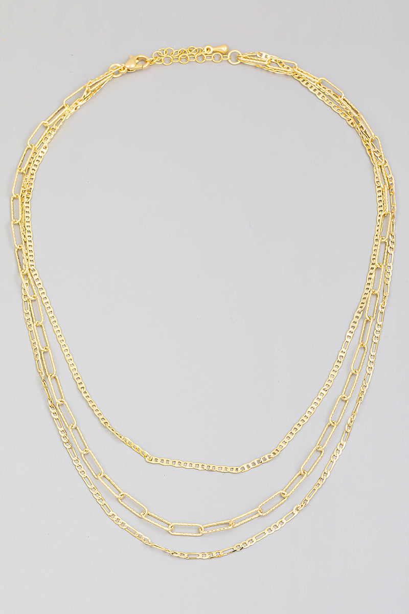 3 Layered Chain Necklace
