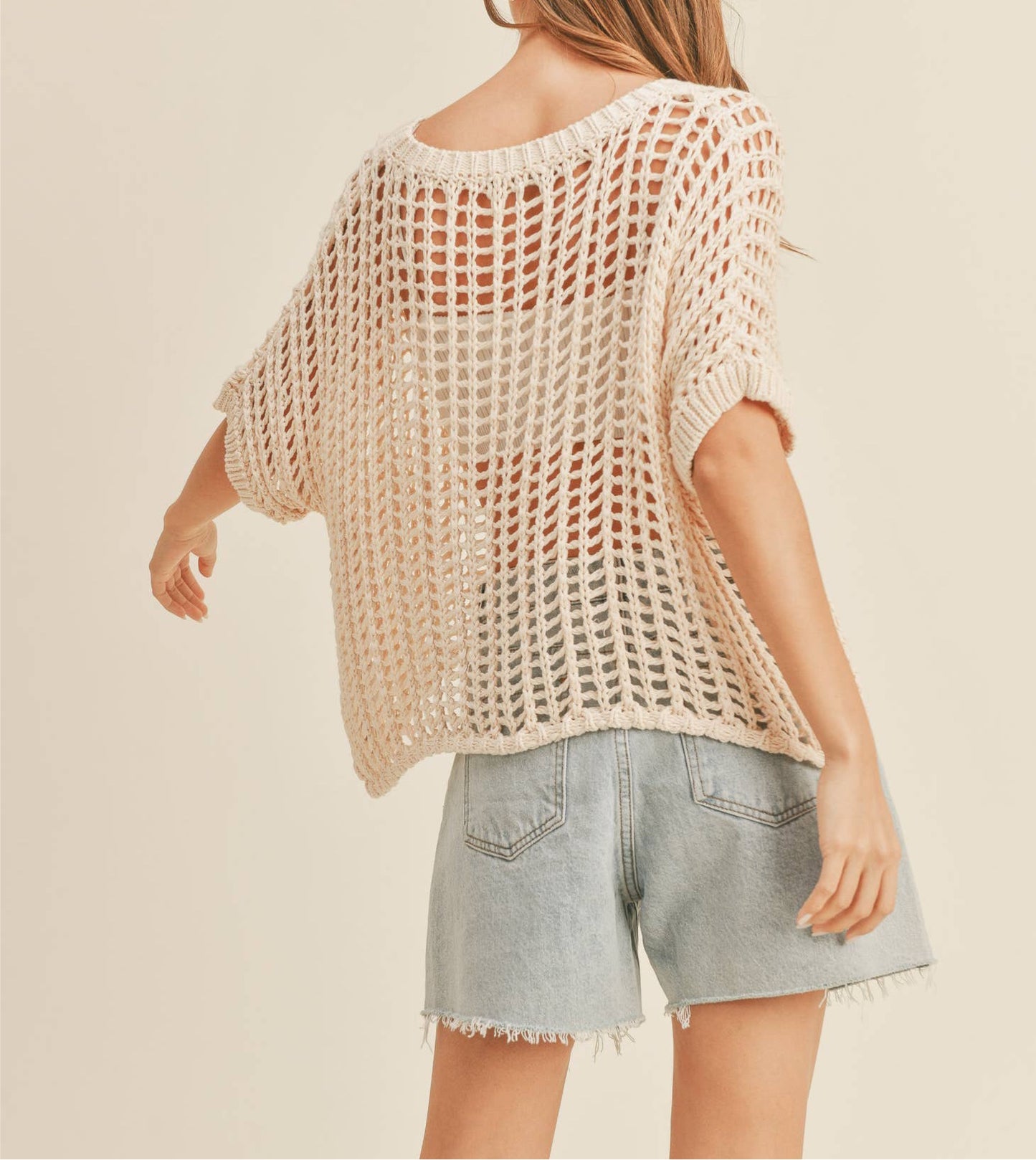 Breezy Crochet Knit Top